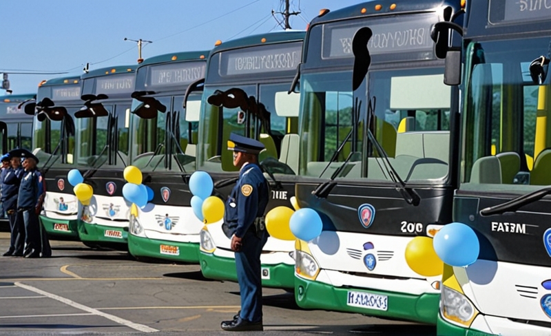 новые автобусы в Кызылорда